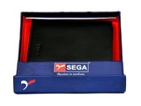 SEGA leather wallets, leather wallets, genuine leather, authentic leather, wallets for men, mens wallets, womens wallets, wallets for women, 100% leather, Image from centre facing front, wallets for cards, wallets for cash, personalised leather wallets, vegan, riveted, SEGA closed boxing, SEGA packaging, Official SEGA merchandise, Tri Fold, 3 Fold, TriFold Wallets, Three Fold,