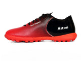 Aston, football boots, football trainers, astro turf, astro turf football boots, astro turf football trainers, leather, synthetic leather, red, mens, mens trainers, mens football boots, mens football trainers, football trainers for men, football boots for men, black, multi coloured, two toned, indoor football, leather outsole, TF, fashion, size 7, size 8, size 9, size 10, cheap football boots, school, college, professional, gym, walking football, discounted, sale, british, hand stitched, leather stitching, 