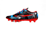 football boots, black, studs, leather, mens, womens, professional, explosive design, pattern, moulded studs, for men, for women, unisex, subtle, red, two toned, multicoloured, multicolored, gareth bale, ronaldo, messi, adidas, nike, competitor, space, football trainers, leather, synthetic leather, red, mens, mens trainers, mens football boots, mens football trainers, football trainers for men, football boots for men, black, multi coloured, two toned, indoor football, leather outsole, TF, fashion, size 7, si